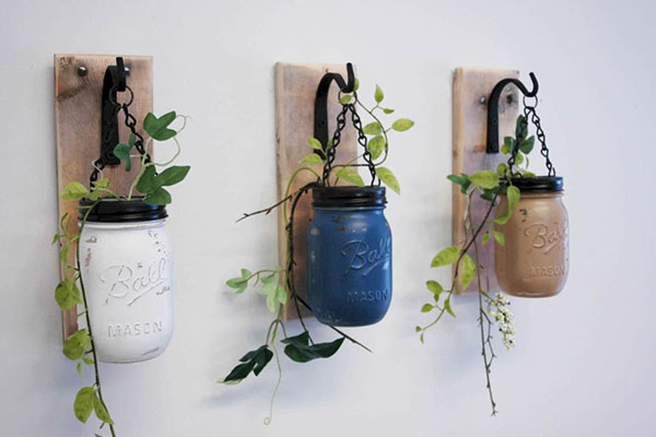 Upcycling potes de vidro